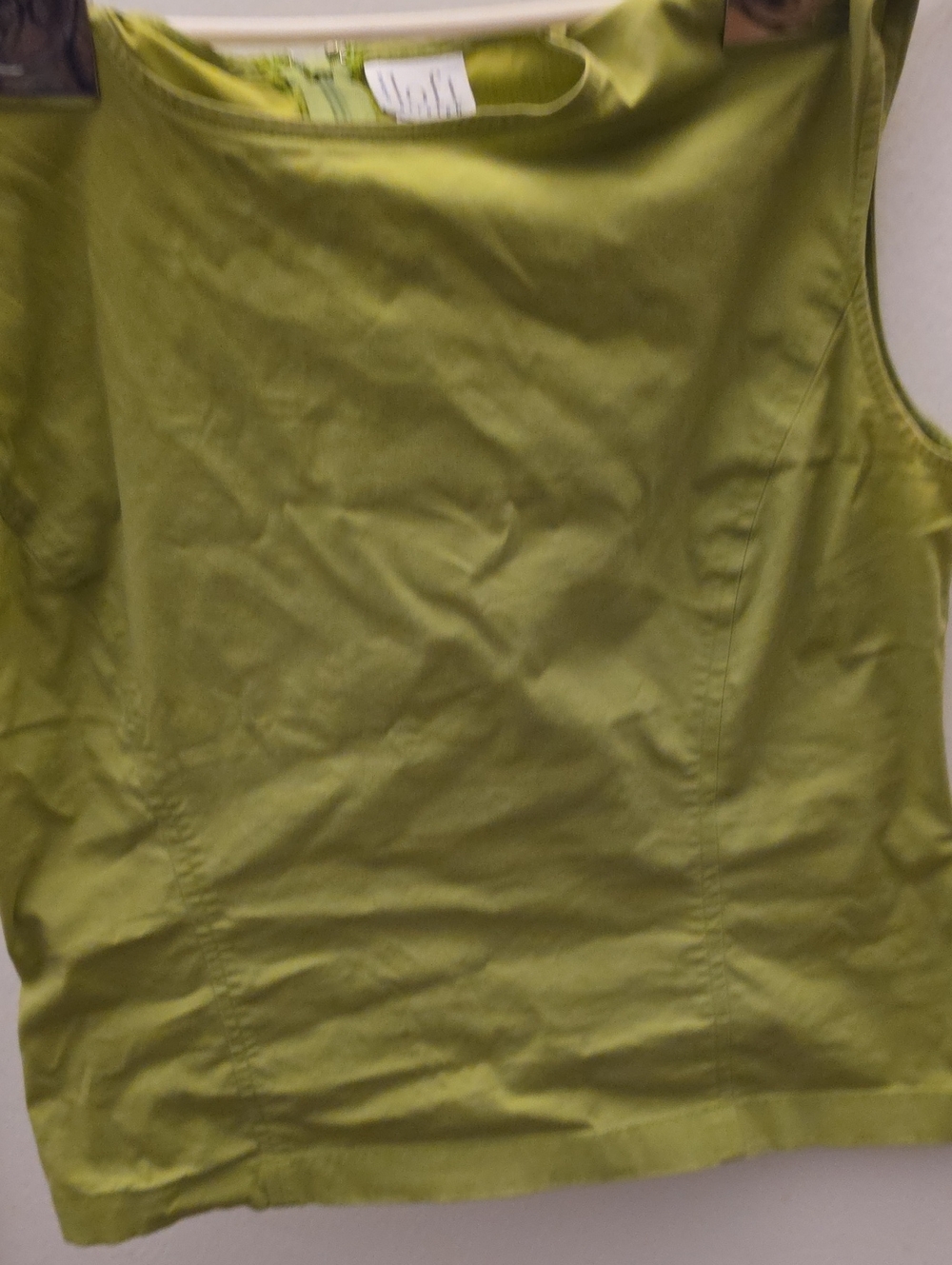 LOFT Sleeveless Shell Top in Olive
